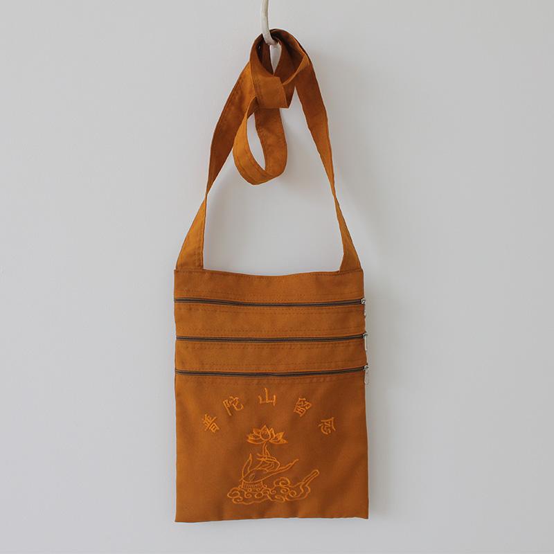 出家人僧包佛系包帆布念佛和尚居士包寺院化缘包烧香布袋拜佛用包