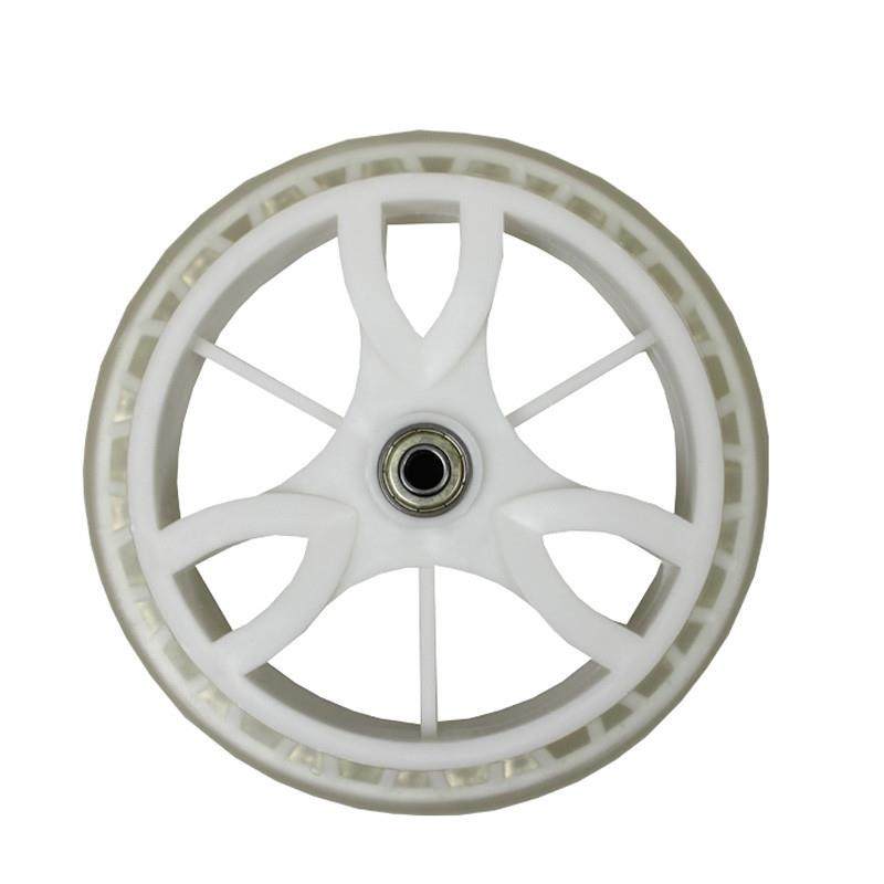 J6DA购物车买菜车小拉车推车轮子万向轮配件行李车拖车三角轮爬楼