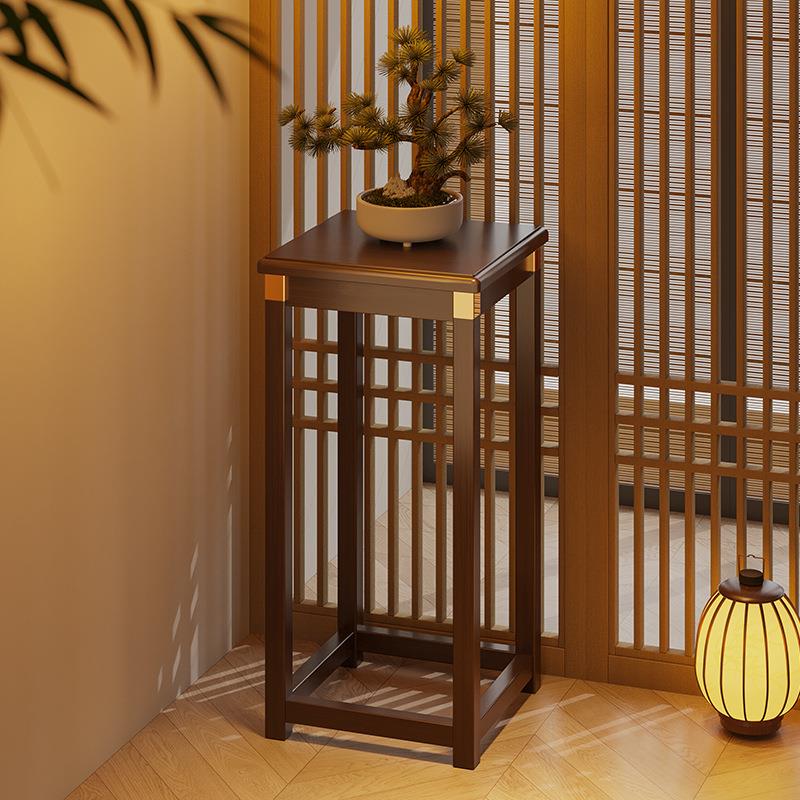 新中式花架子客厅落地式花台非实木绿植置物架阳台摆件室内花盆架