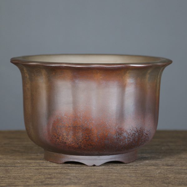 特大号紫砂花盆盆栽盆景绿植室内柴烧仿古刻绘老桩花盆陶瓷兰花盆