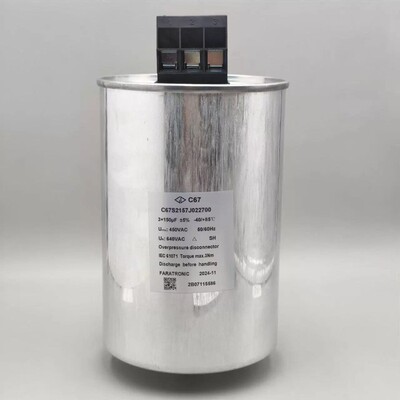 C67S2157J022700 C67S1207J002700 440V 3*200UF FARATRONIC电容