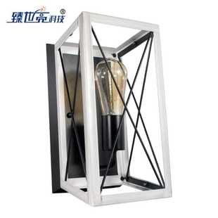 简约复古壁灯工业风轻奢客厅创意酒店走廊卧室床头农舍壁灯嵌入式