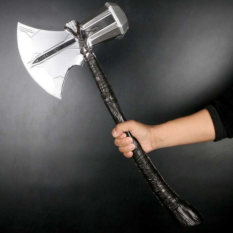 新品雷神武器仿真影视道具PU模型暴风战斧男