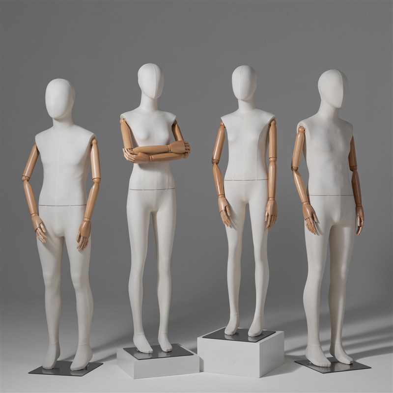 青少年包布模特道具男女款活动手服装橱窗展示人台服装店模特架子