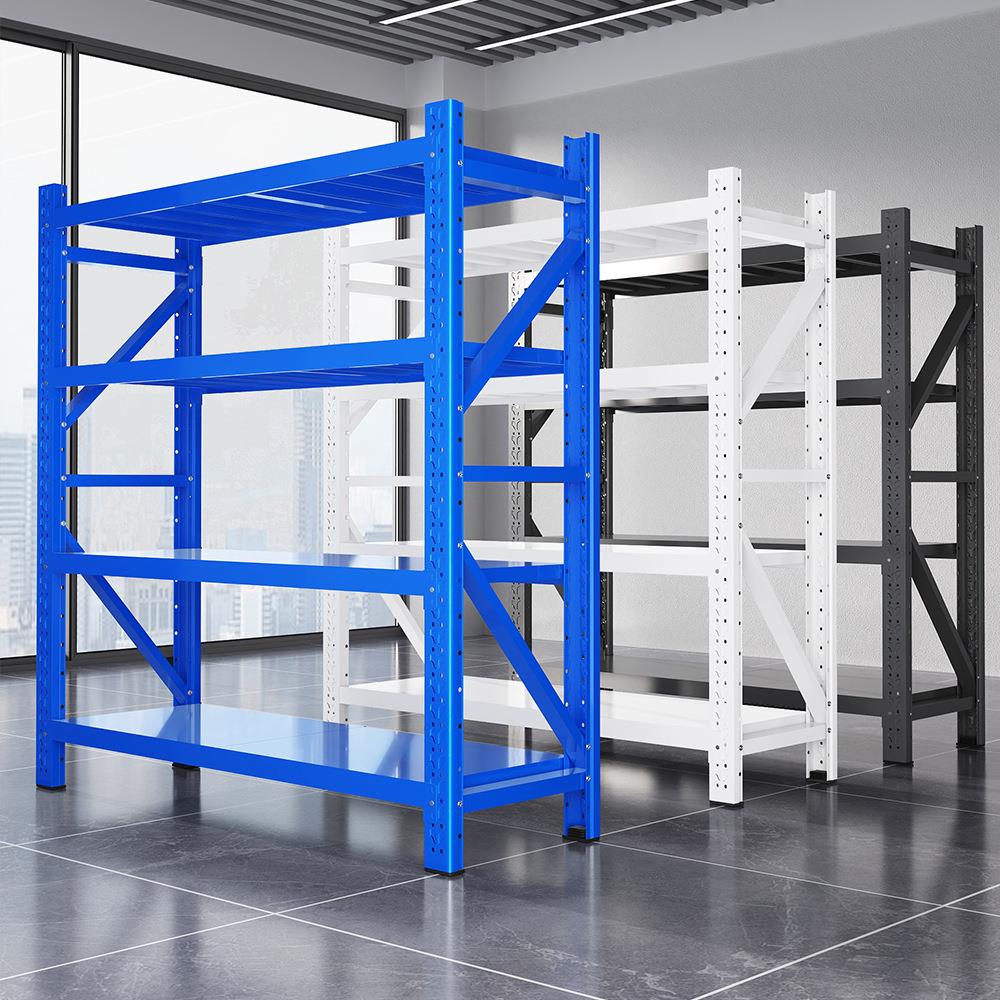 仓库货架仓储轻型中型货架展示架家用地下室多层快递驿站置物架