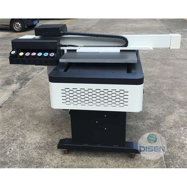 PVC亚克力板玻璃酒盒水晶标贴平板打印机6090 UV Flatbed printer