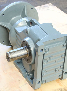 卧式圆柱齿轮减速机 K57AM112-15.19-2.2KW减速器 节能高