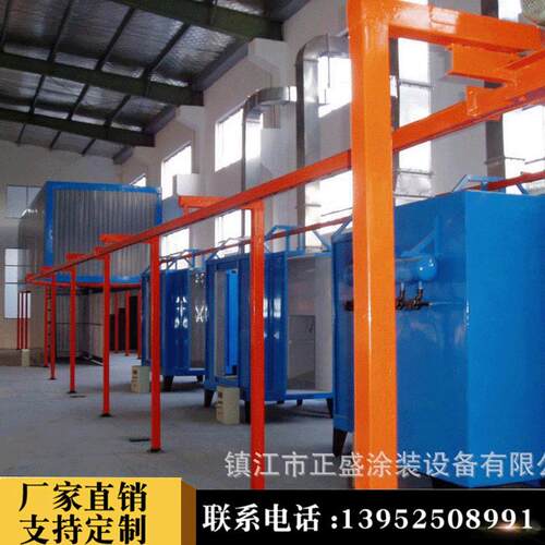 厂家专业供应应灯具喷涂流水线 涂装设备流水线生产线 浸塑流水线