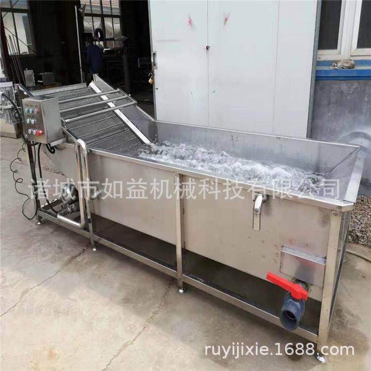气泡喷淋海蜇丝浸泡脱盐机 海带丝脱盐清洗机 腌渍品脱盐设备如益