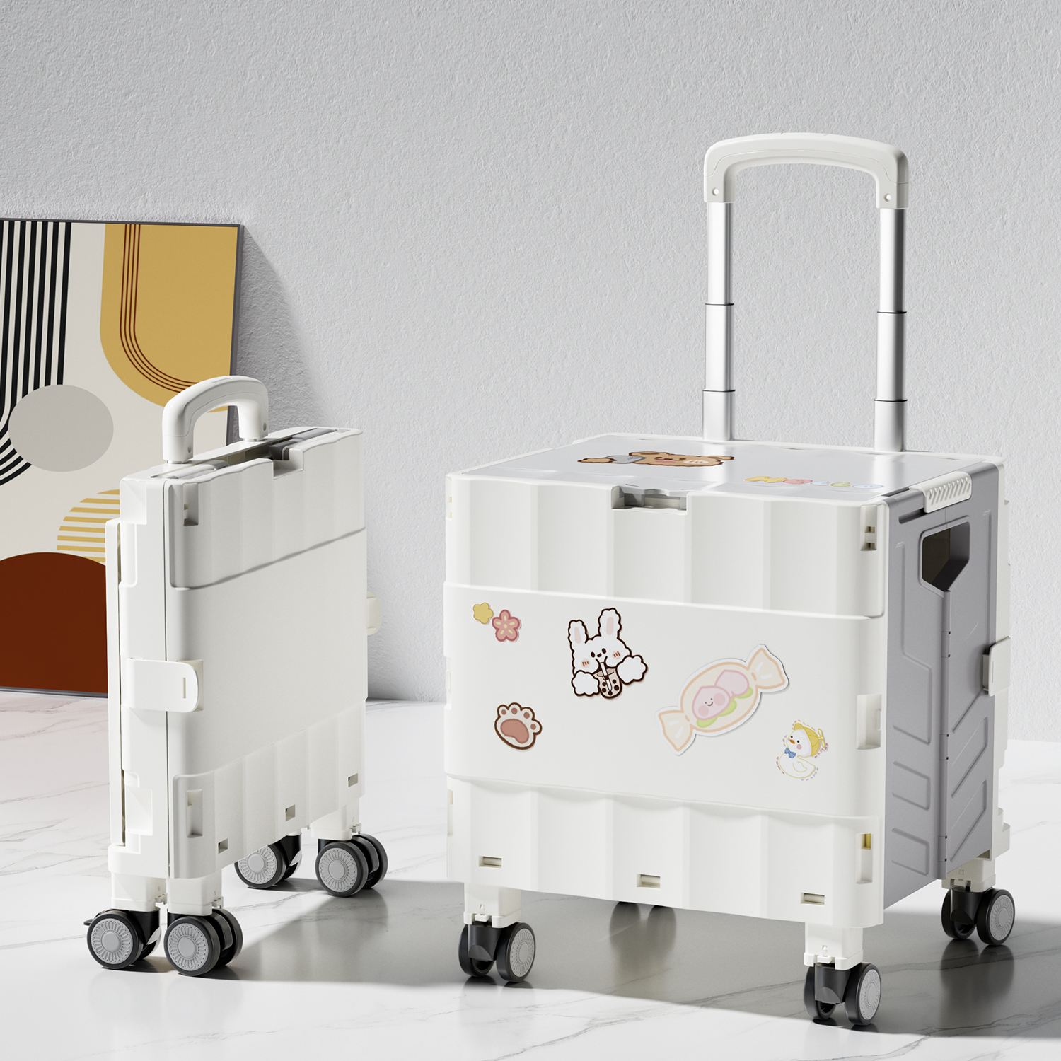 买菜小拉车家用新款快递小推车