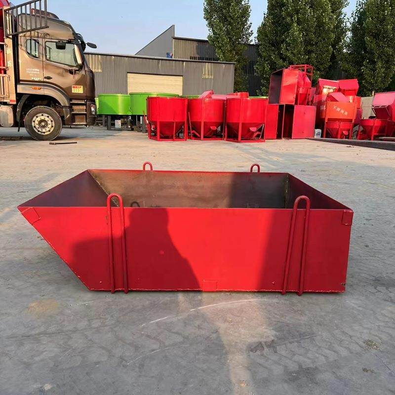 工地塔机料灰斗建筑用塔吊砖斗多功能长鼻子料斗歪嘴灰斗四方砖斗