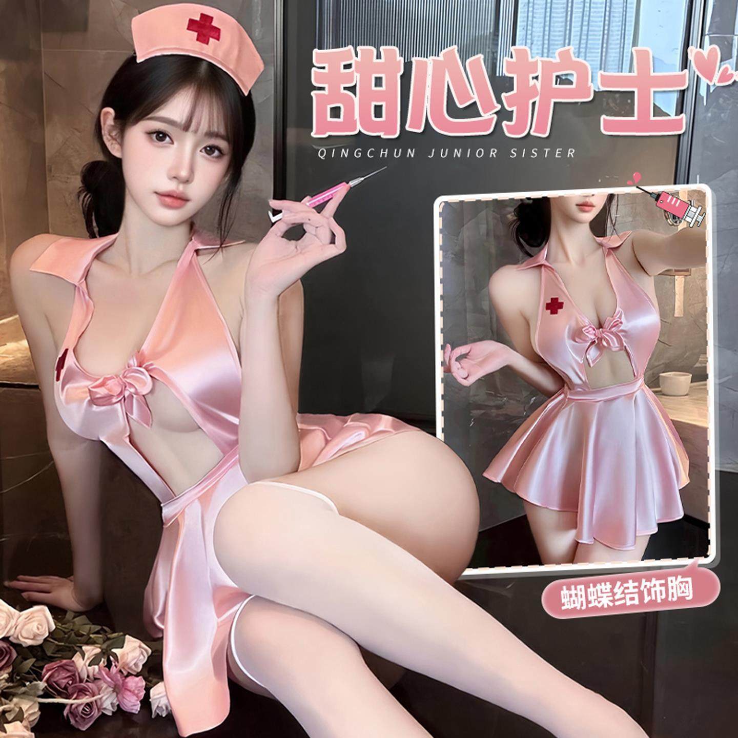 情趣内衣护士性感睡衣cos制服镂空诱惑装激情火辣夜店女主播战袍