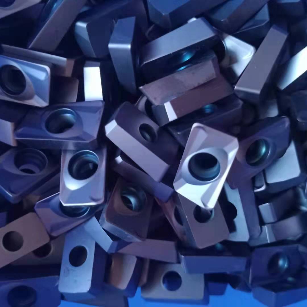 二手进口三菱APMT1604铣刀片旧刀片清角旧刀Q粒不锈钢钢件副角9成