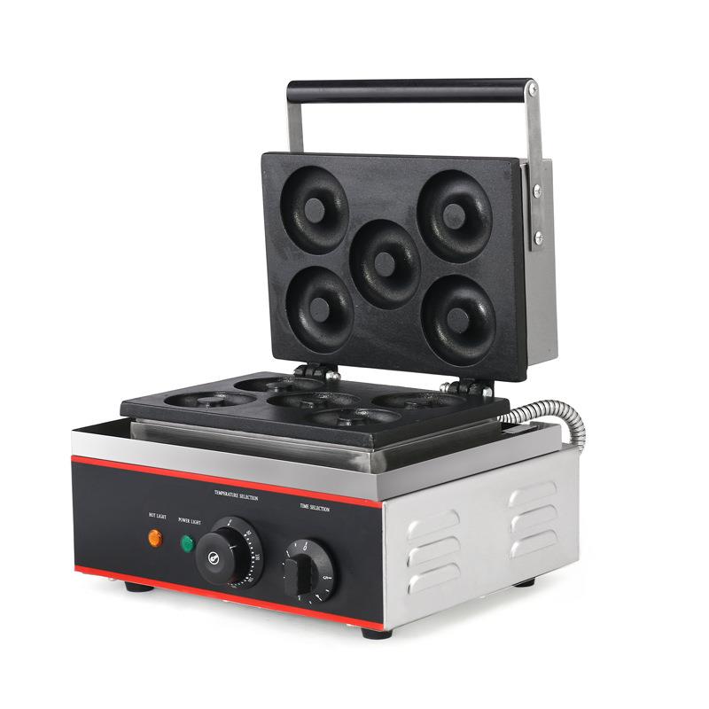 五格甜甜圈机商用六格酥机电热小吃设备圆饼机器华夫饼电饼档烘培