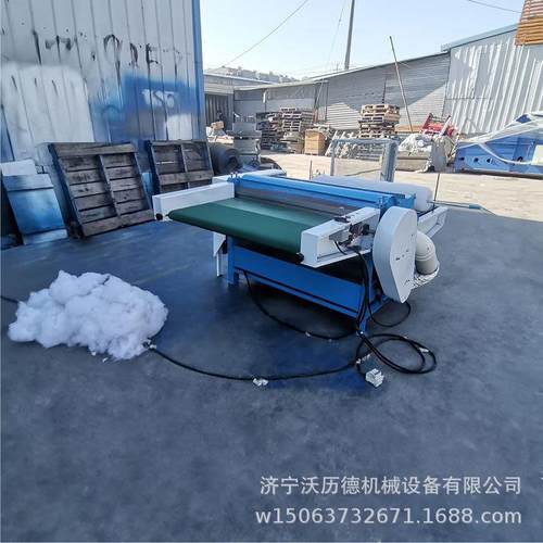加工棉花弹花机设备 丝绵梳棉机棉被生产线 小型梳棉弹花一体机