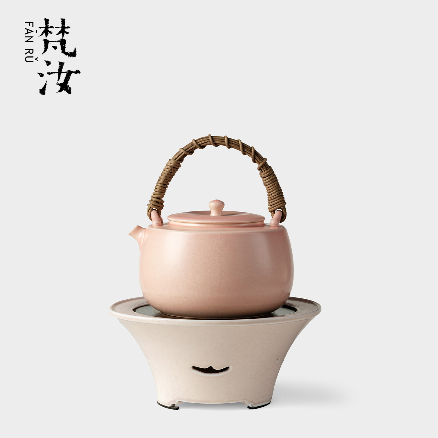 梵汝高颜值流霞粉黛宽涵煮茶壶高档手工家用桃夭粉清予电陶炉套装,餐饮具,煮茶炉,淘宝优惠券,粉丝福利购,淘宝优惠卷