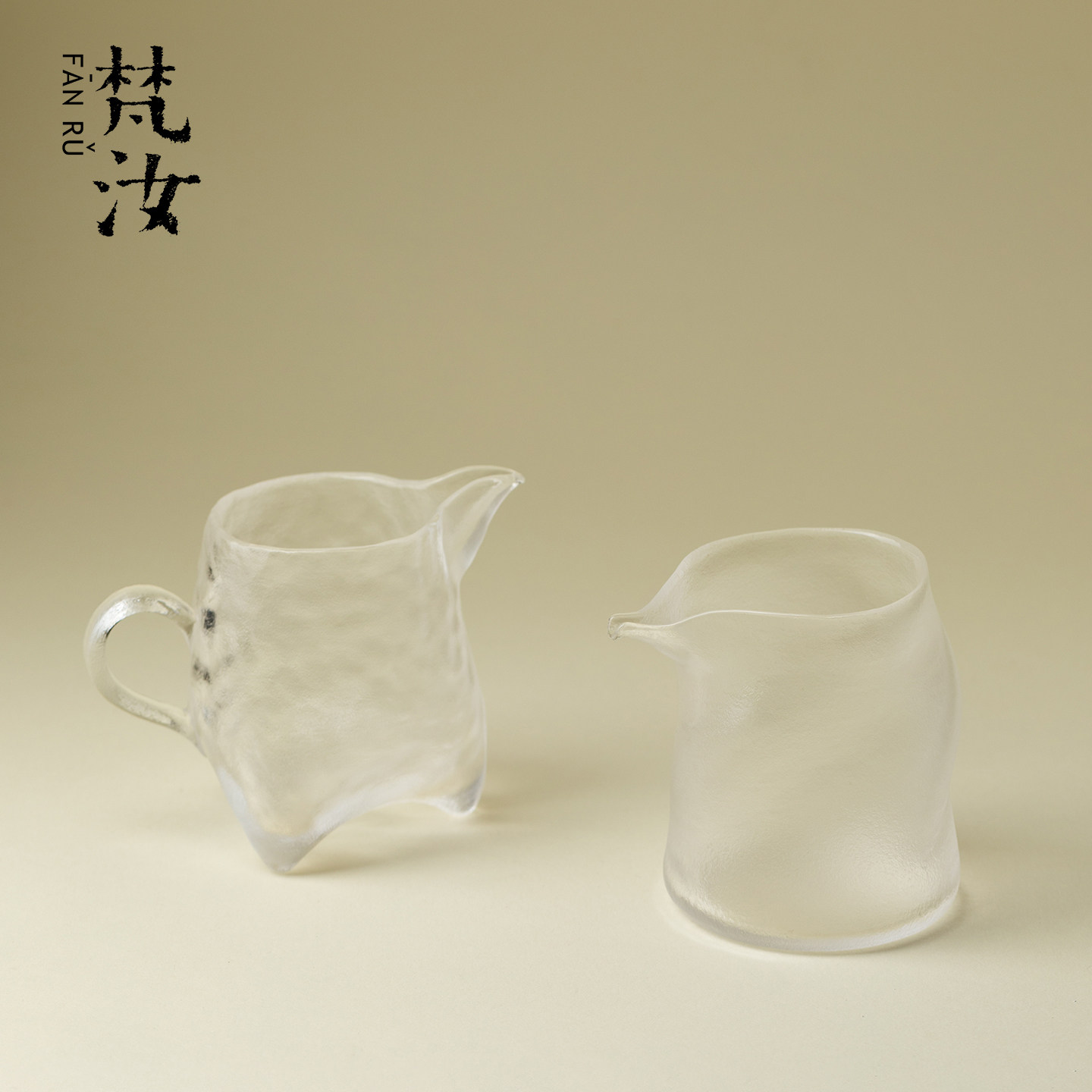 梵汝 缘石台水晶公道杯耐高温纯手工高端茶海软化水质分茶器茶具