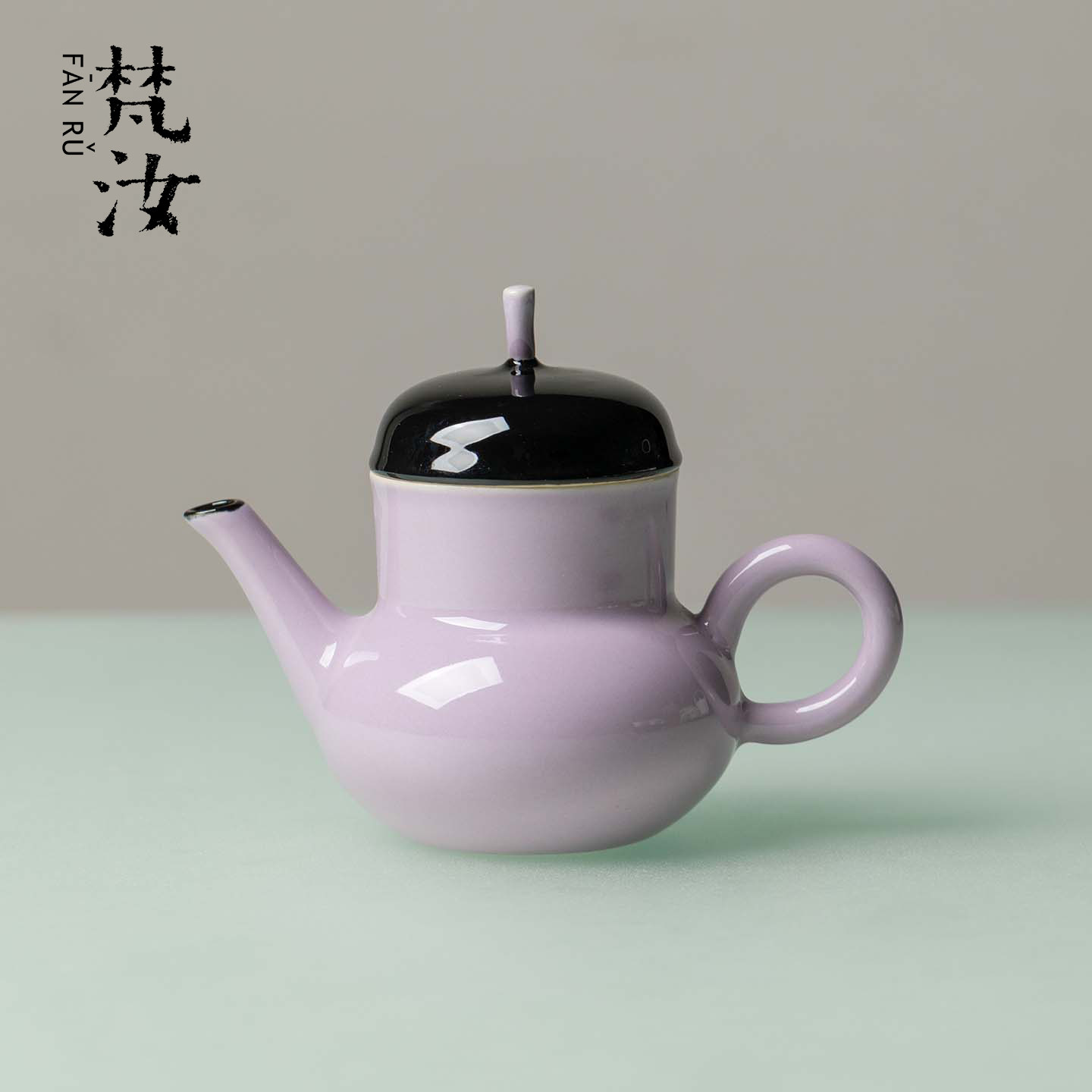 梵汝新中式紫气东来茶壶景德镇手工薄胎翘皮壶工位一人饮茶具单壶图片