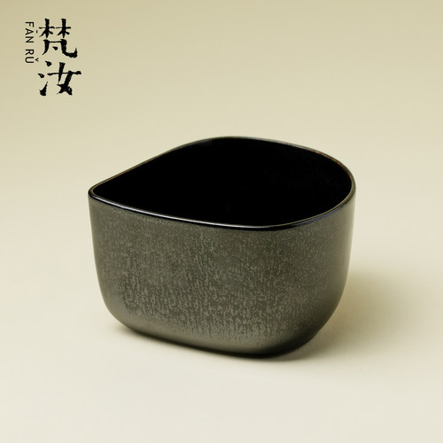 梵汝安藤雅信建水创意手工陶瓷茶洗杯洗茶废水盂功夫茶具茶道配件