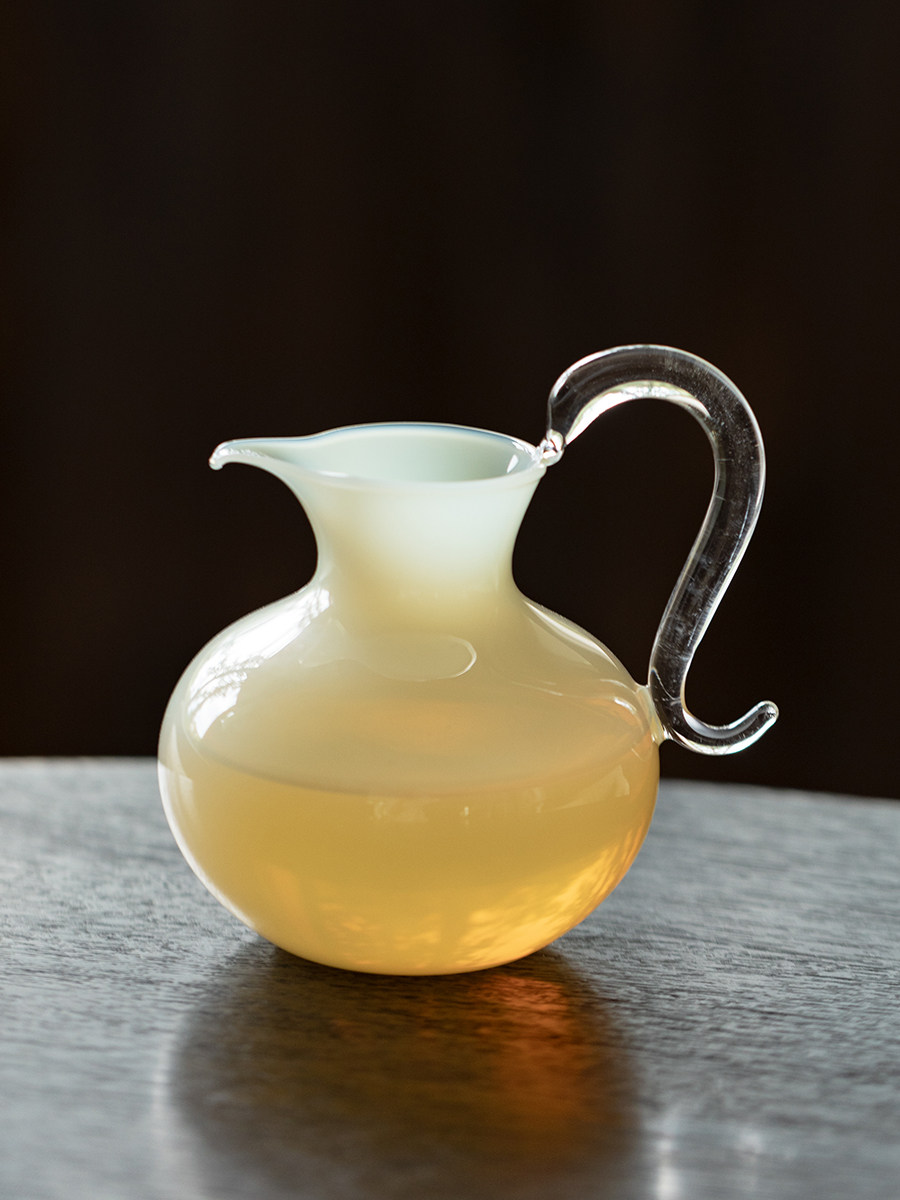 范如冰玉高价值玻璃博览会杯新中国风原创手工茶隔板经典功夫茶具