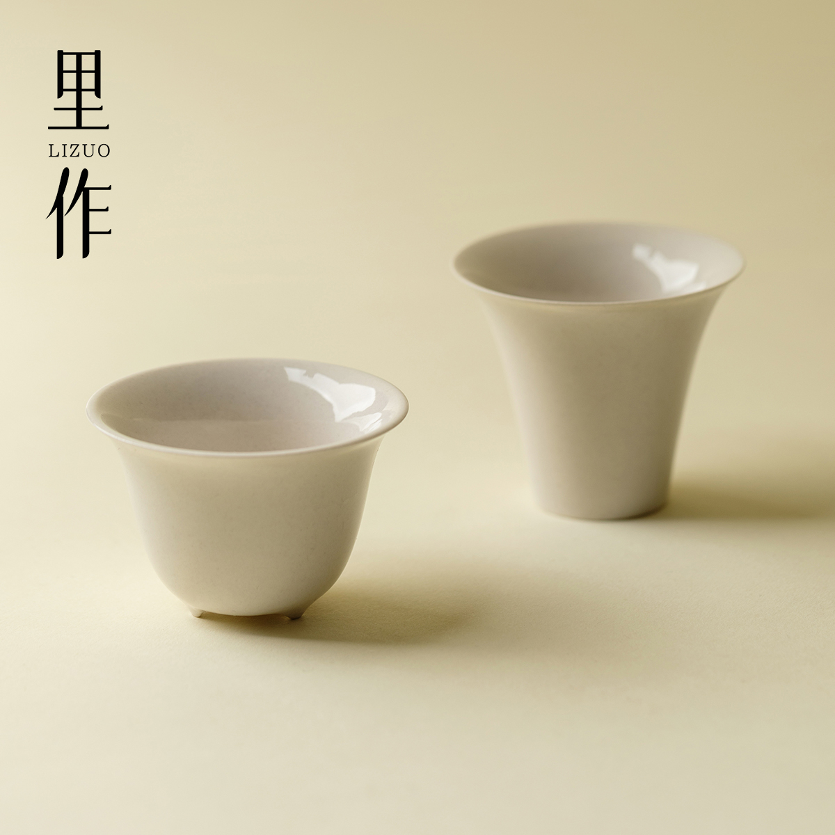 梵汝 复古草木灰茶杯精致手工薄胎陶瓷单杯创意简约百搭品茗杯子