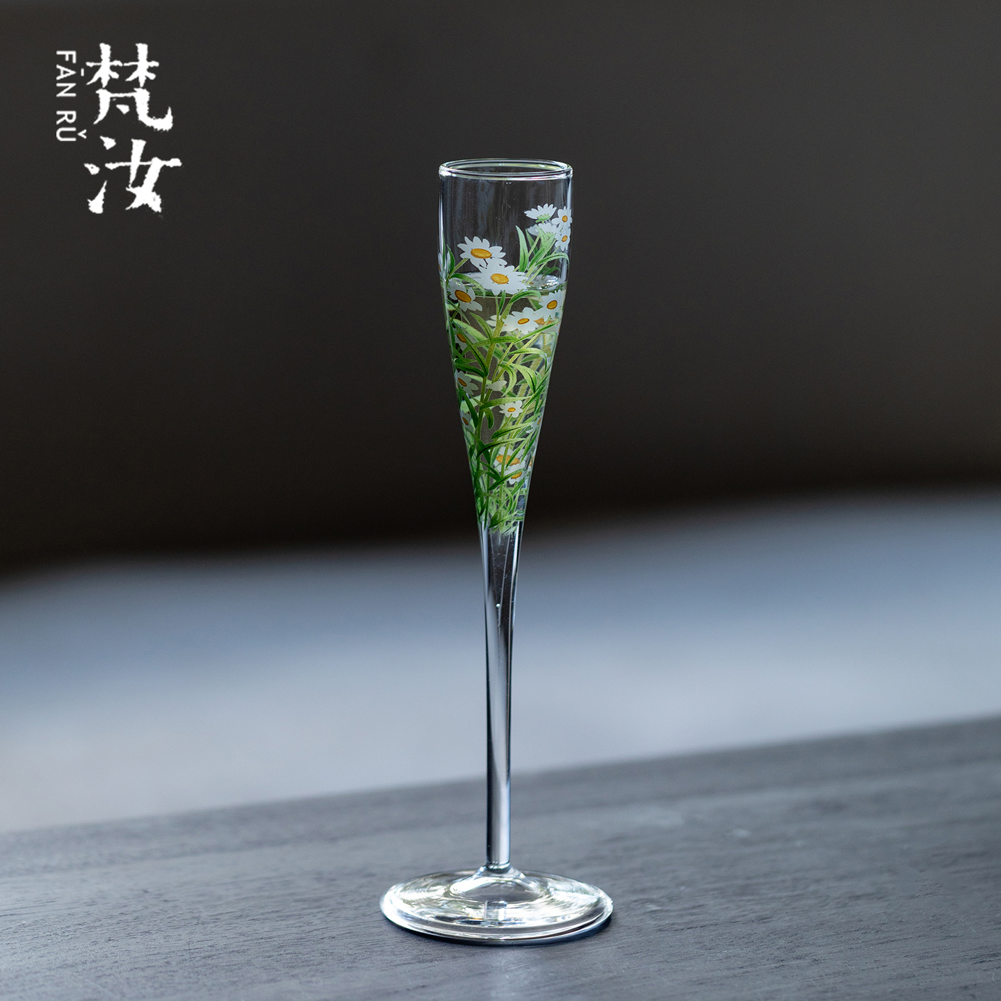 梵汝小雏菊玻璃鸡尾酒杯高硼硅透明香槟杯红酒杯品鉴杯主人闻香杯