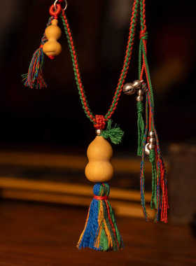 CELESTIAL TAO REALM/道轩堂百福来葫芦铃铛项链  福禄招财进宝