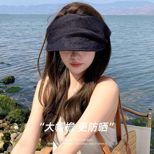 空顶防晒遮阳帽防紫外线超透气