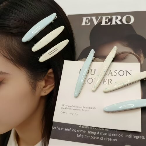 波点奶油发夹韩系时尚百搭好看