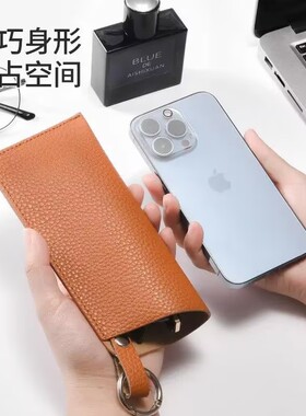 高颜值新款便携PU皮革太阳镜收纳袋防刮抗压随身保护套简约眼镜袋