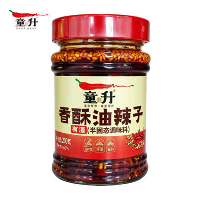童升香酥油辣子拌饭酱下饭开味