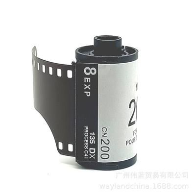 8张傻瓜相机彩色胶卷200或400度ISO底片135彩色负片35MM胶片练习