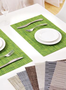 A2015 简约隔热垫欧式餐垫创意防水防滑西餐垫防热碗垫子餐桌垫