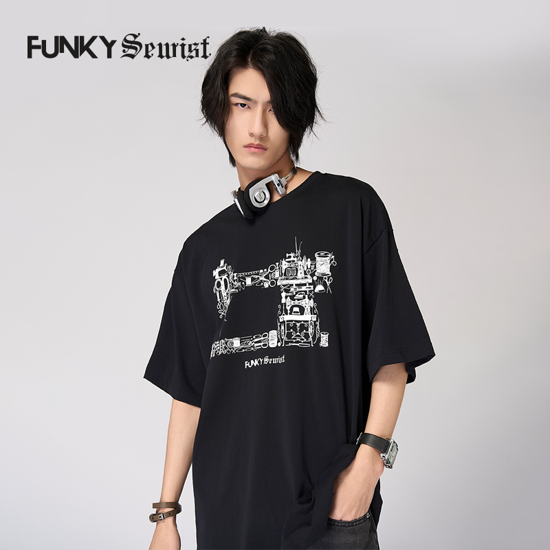 funkysewist男女同款短袖T恤