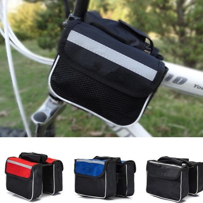 自行车包山地车公路车前包前上管包 运动装备前包马鞍包单车配件
