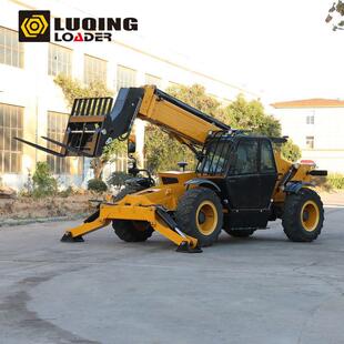 载机高空物料搬运伸缩臂叉装 机四驱液压装 机 叉装 LQ75TH伸缩式