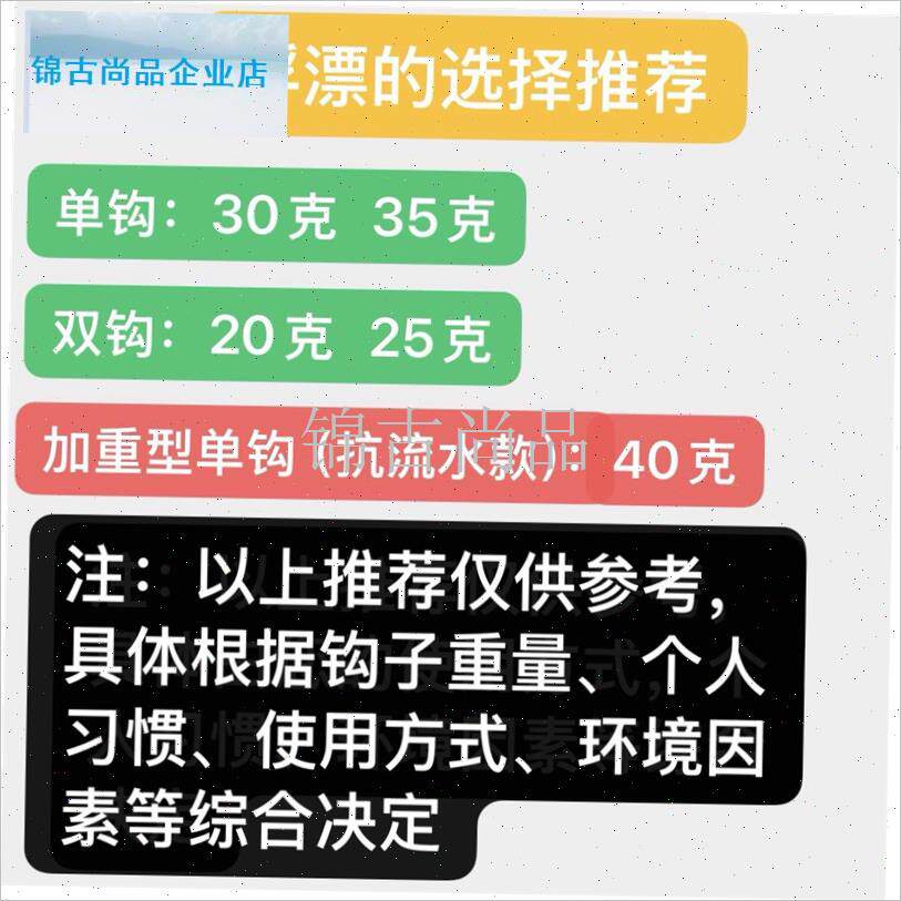 色锚鱼漂可视浮漂泡沫漂可视锚鱼漂配件子弹型泡X沫漂可视锚钩.