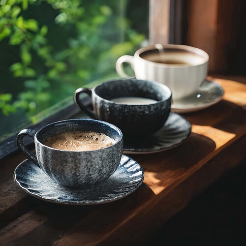 复古陶瓷咖啡杯碟套装拉花专用杯