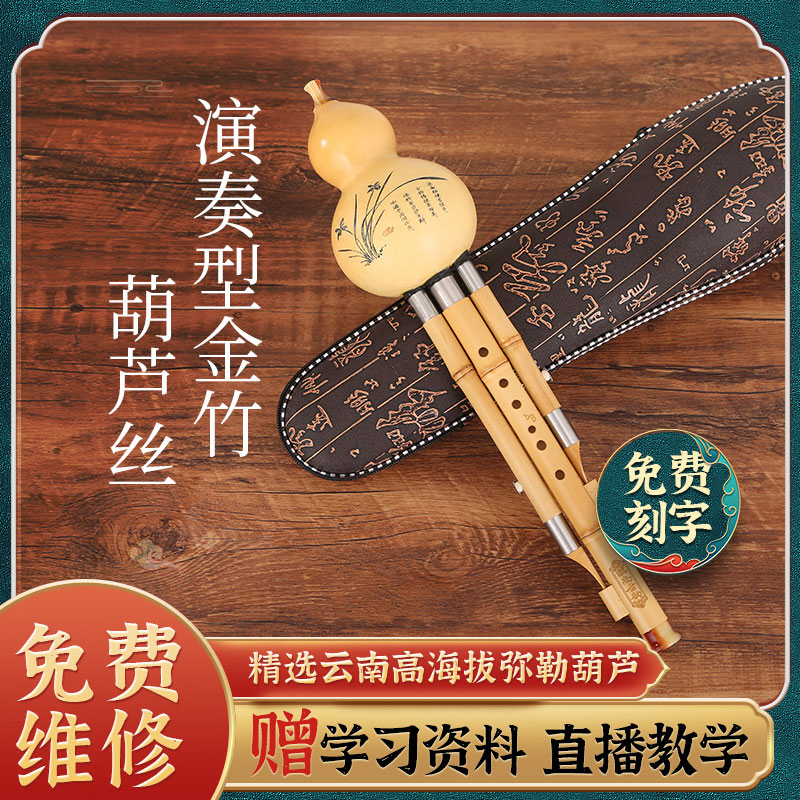 滇南古韵金竹葫芦丝音准耐吹省力