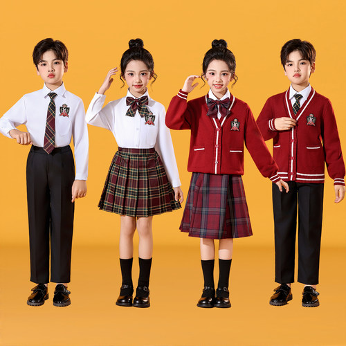 元旦幼儿园园服合唱小学生朗诵