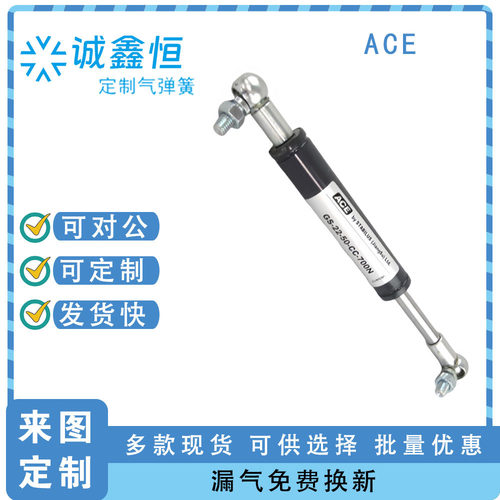 ACE/GZ/GS-8 10 12 15 19 22 28 40 70缓冲器支撑杆气弹簧