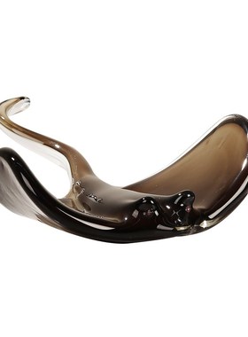 魔鬼鱼琉璃艺术动物摆件简约客厅儿童房玄关样板房装饰品乔迁送人