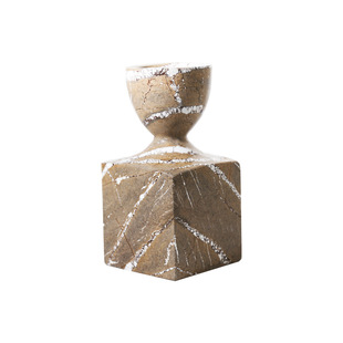 简约风大理石摆件样板间售楼处酒店民宿客厅餐桌桌面软装 饰品