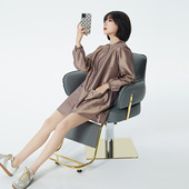 理发店围裙美发师工服发廊烫染发长袖 中工助理小工作服防水不沾发