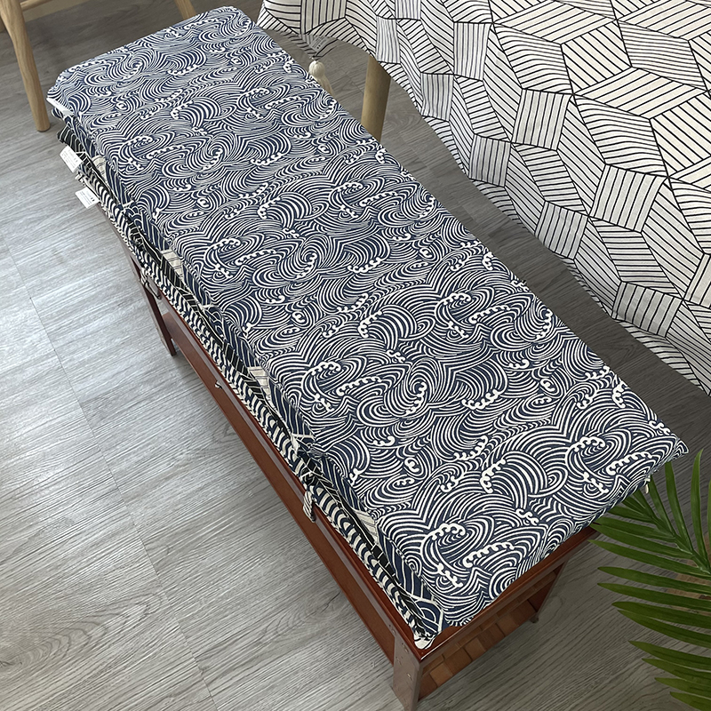 日式卡座坐垫定制换鞋凳软包靠背柜玄关垫北欧沙发长方形海绵垫子