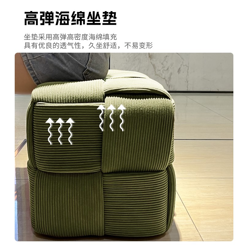 小凳子家用实木换鞋凳板凳客厅茶几沙发凳矮凳简约创意软墩子方凳