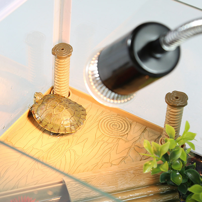 乌龟晒背灯 UVA+UVB3.0太阳灯 爬虫加热灯+ 调温灯架全光谱晒龟灯