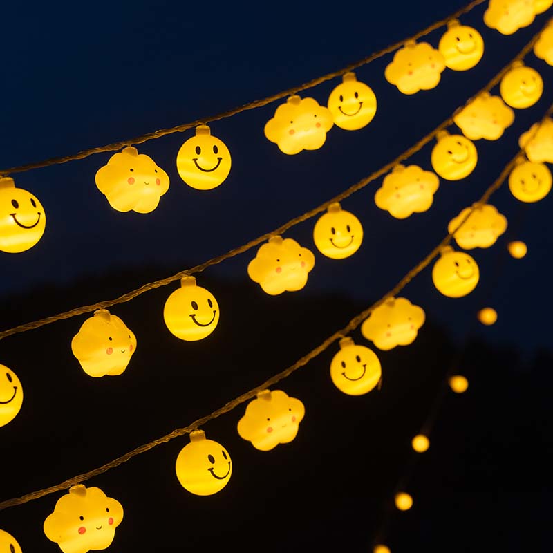 户外露营灯串彩灯闪灯串灯满天星帐篷装饰氛围布置防水摆摊夜市灯