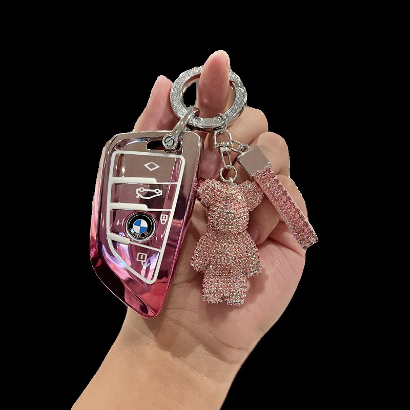 适用宝马钥匙套3系5系6系7系x1x3x5ix3壳i3包i5扣530\325li女23款