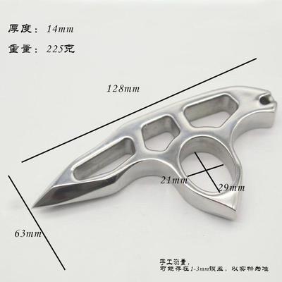 加厚不锈钢纯钢指虎四指虎指